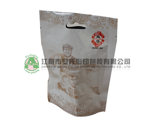 upright zipper bag